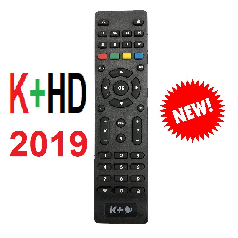 Remote điều khiển đầu thu K+ HD 2019 K+HD