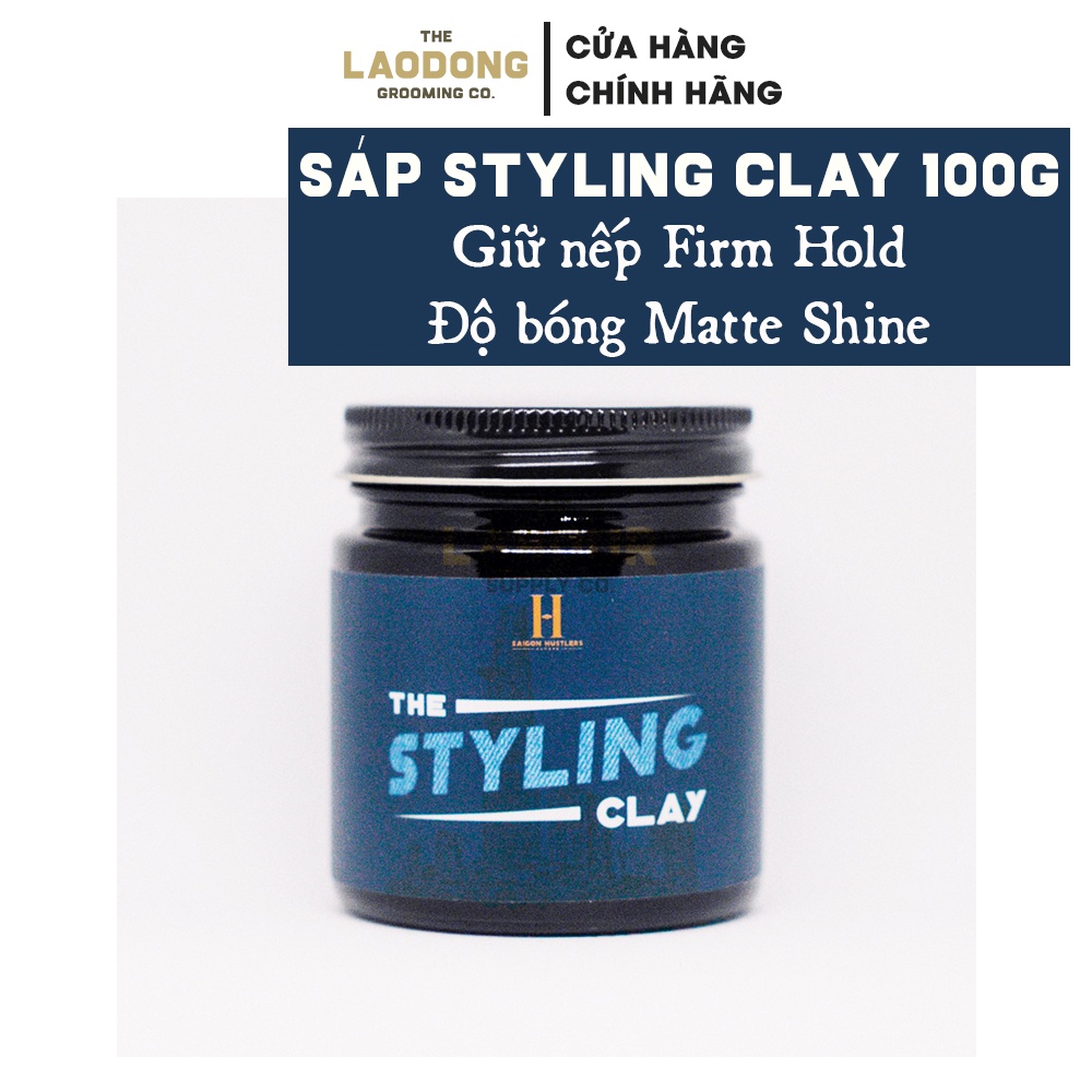 [CHÍNH HÃNG] Sáp vuốt tóc nam Saigon Hustlers The Styling Clay 100g