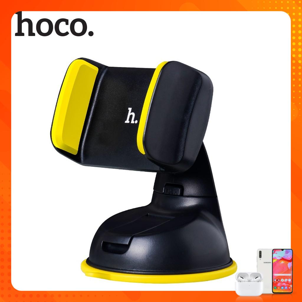 Kẹp điện thoại di động Hoco CA_5 trên xe hơi xoay 360 độ đế hít chân không cực kì chắc chắn