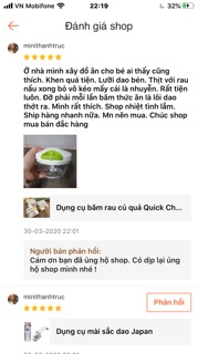 Dụng cụ băm rau củ quả LOCK&LOCK Quick Chopper SIZE S - 400ML