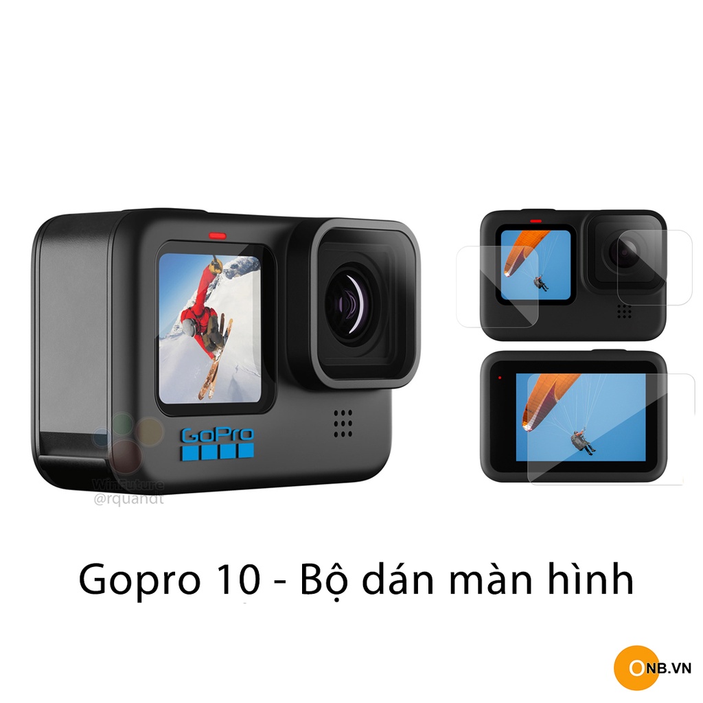 Gopro 10 - Bộ dán màn hình cường lực Full