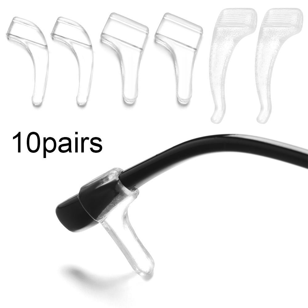 CLEVER Bộ 10 Cặp Móc Tai Bằng Silicone Gắn Mắt Kính Tiện Dụng