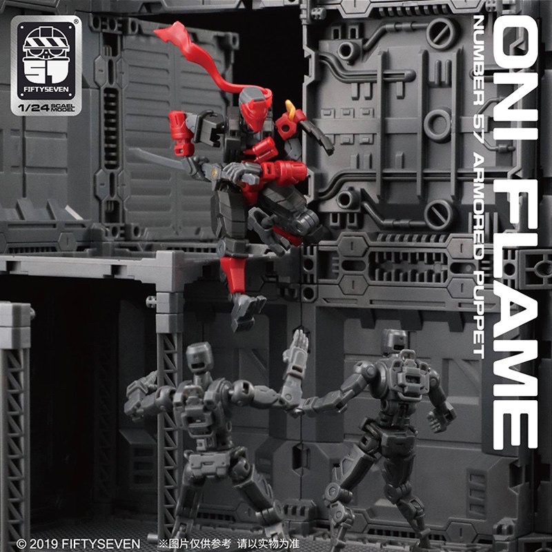 Mô Hình Đồ Chơi Nhân Vật ONI FLAME no57 - no 57 - fiftyseven Với Tỷ Lệ 1 / 24