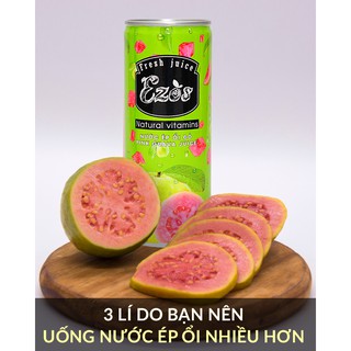 Nước Ép Ổi Ezos thùng 30 lon