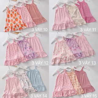 SET 3 VÁY ĐUÔI CÁ CHO BÉ COTTON SIÊU XINH