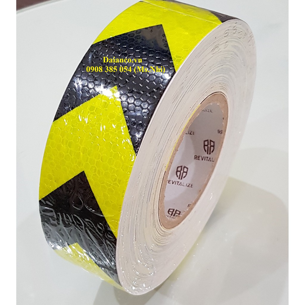 Băng keo phản quang 3M hình mũi tên lớn -Dài 50M- Kèm ảnh thật
