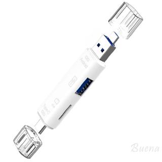 5 in 1 USB 2.0 Type C USB Micro USB SD TF Memory Card OTG Reader Adapter 254