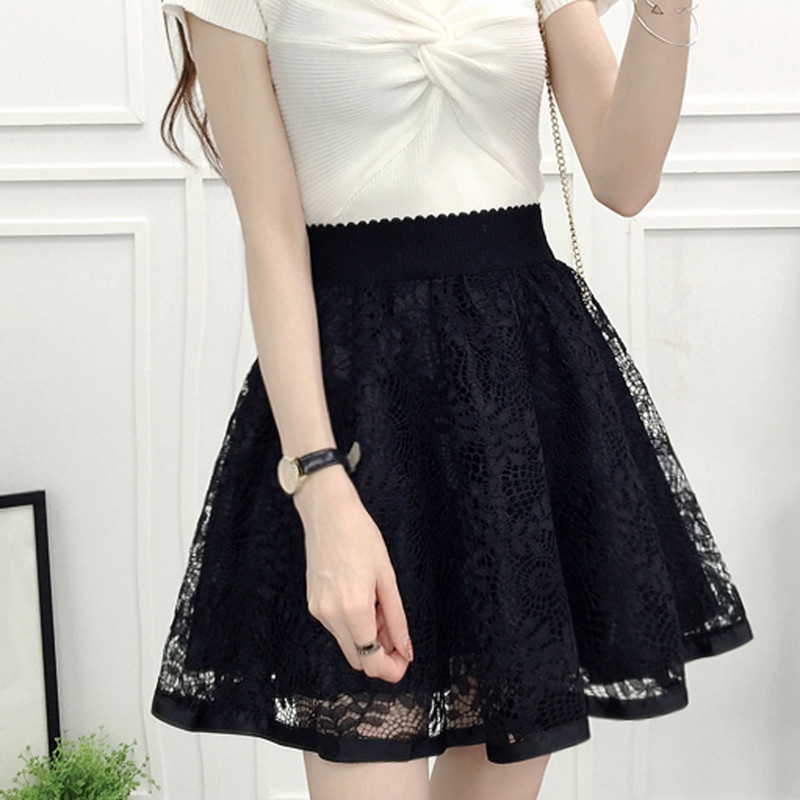 Chân Váy Xòe Phối Ren Xinh Xắn Cho Nữ | BigBuy360 - bigbuy360.vn