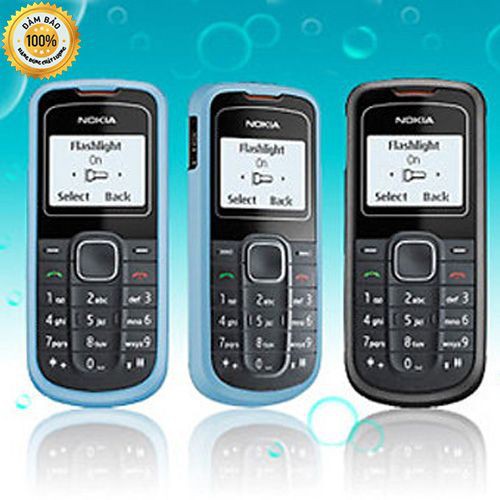 Điện Thoại Cổ nokia 1202 Chính Hãng Đầy Đủ Phụ Kiện tặng sim 3g 10 số