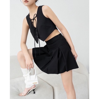 [ IVY TOP ] Áo Gile CropTop Thắt Nơ✨