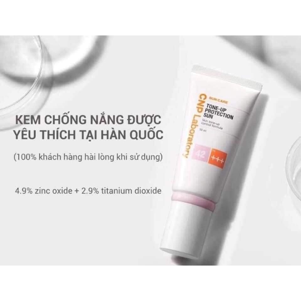 Kem chống nắng CNP nâng tone SPF42 PA +++