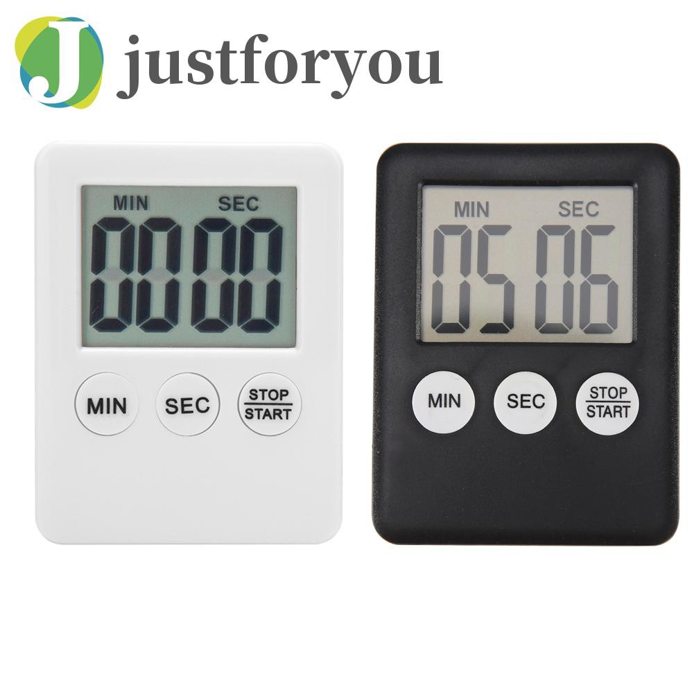 Justforyou LCD Digital Timer Kitchen Cooking Count-down Up Clock Loud Alarm Reminder