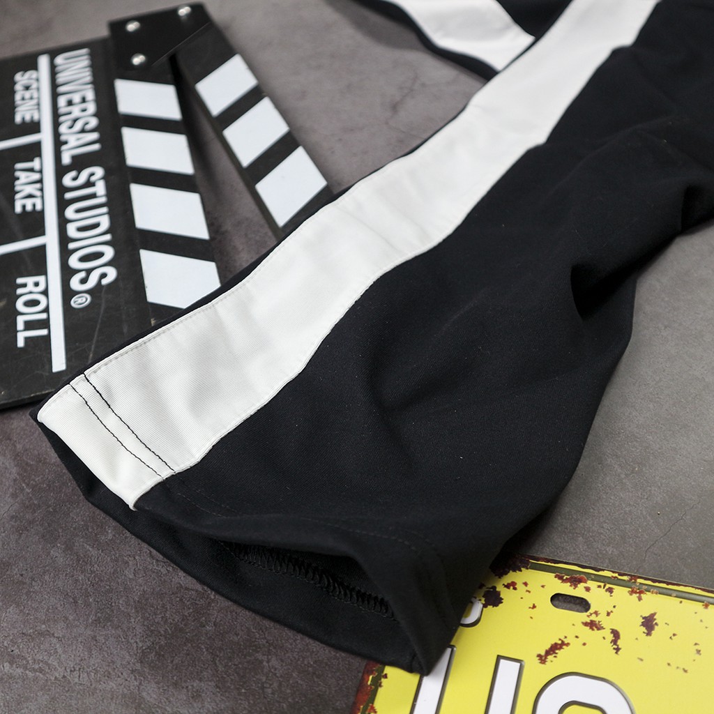 Quần thể thao đen phối trắng dành cho nam cực đẹp | BigBuy360 - bigbuy360.vn