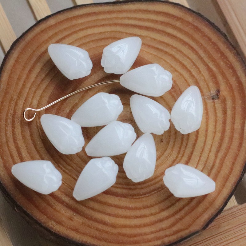 [Nguyên liệu làm trâm] 1 nụ hoa ly nhiều kích thước