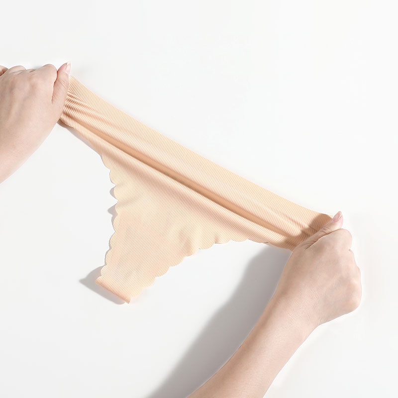 Quần lót lọt khe LEOSOXS không viền màu sắc đơn giản quyến rũ cho nữ