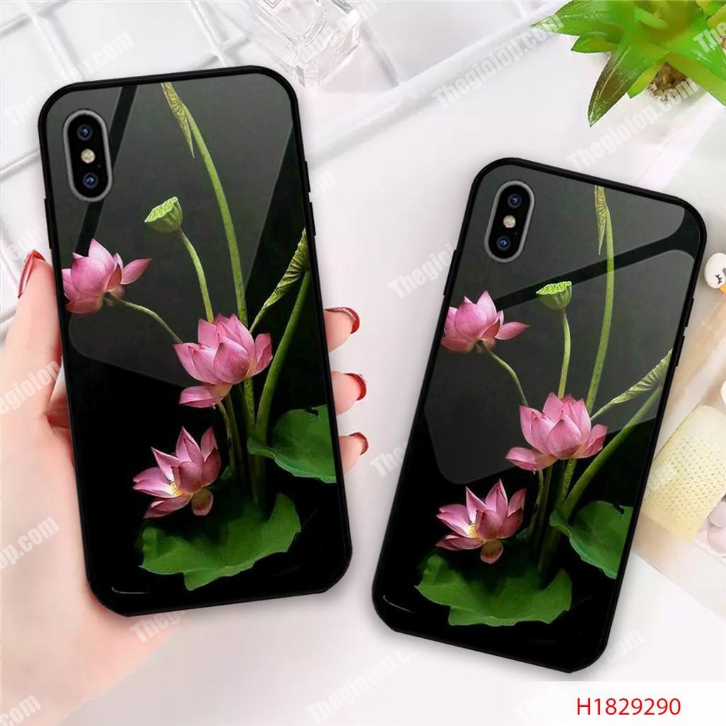[HOT] - ỐP IPHONE, SAMSUNG TRÁNG GƯƠNG HOA SEN HỒNG H1829290