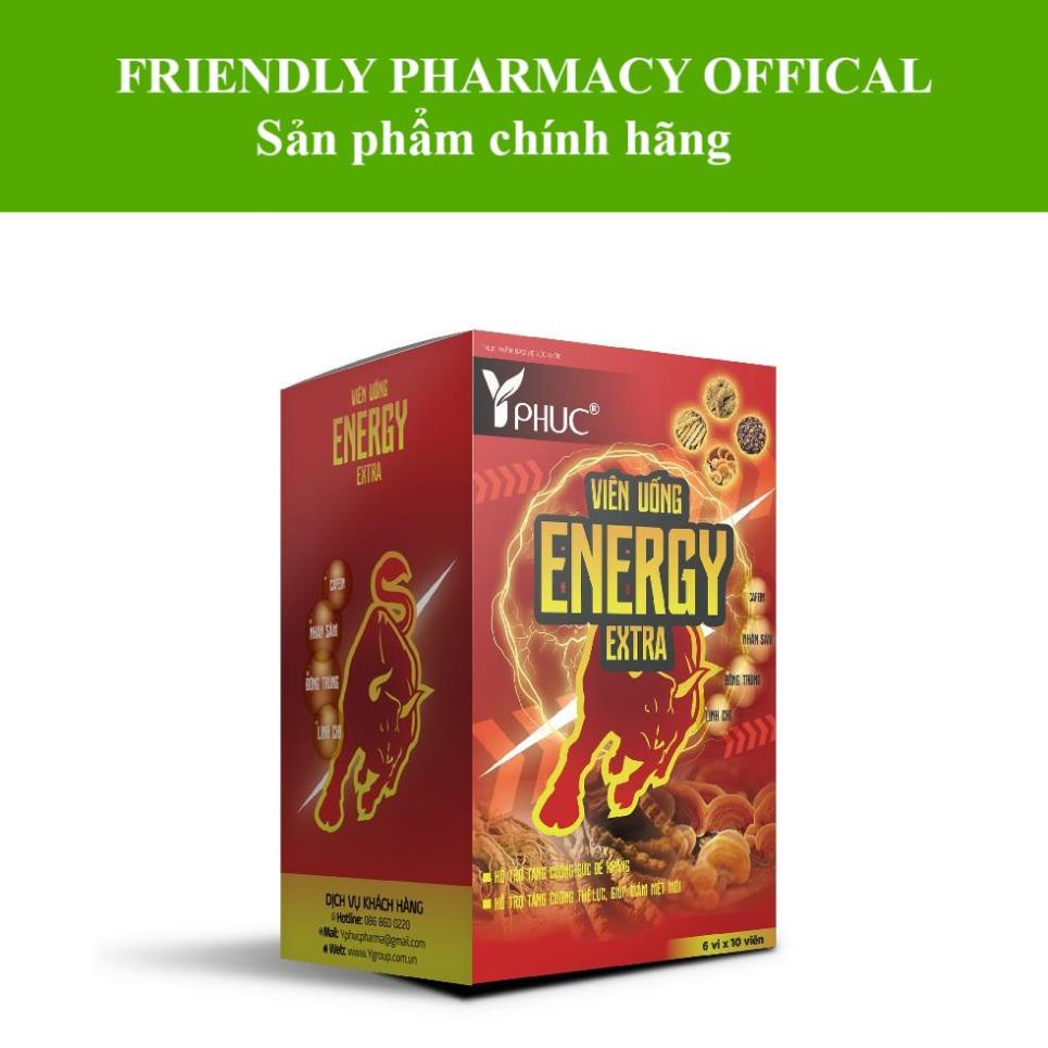 Energy extra – Hỗ trợ tăng cường sức khỏe, tăng cường đề kháng (60 viên)