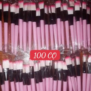 Combo 100 cọ quét mặt nạ cán hồng 🌹
