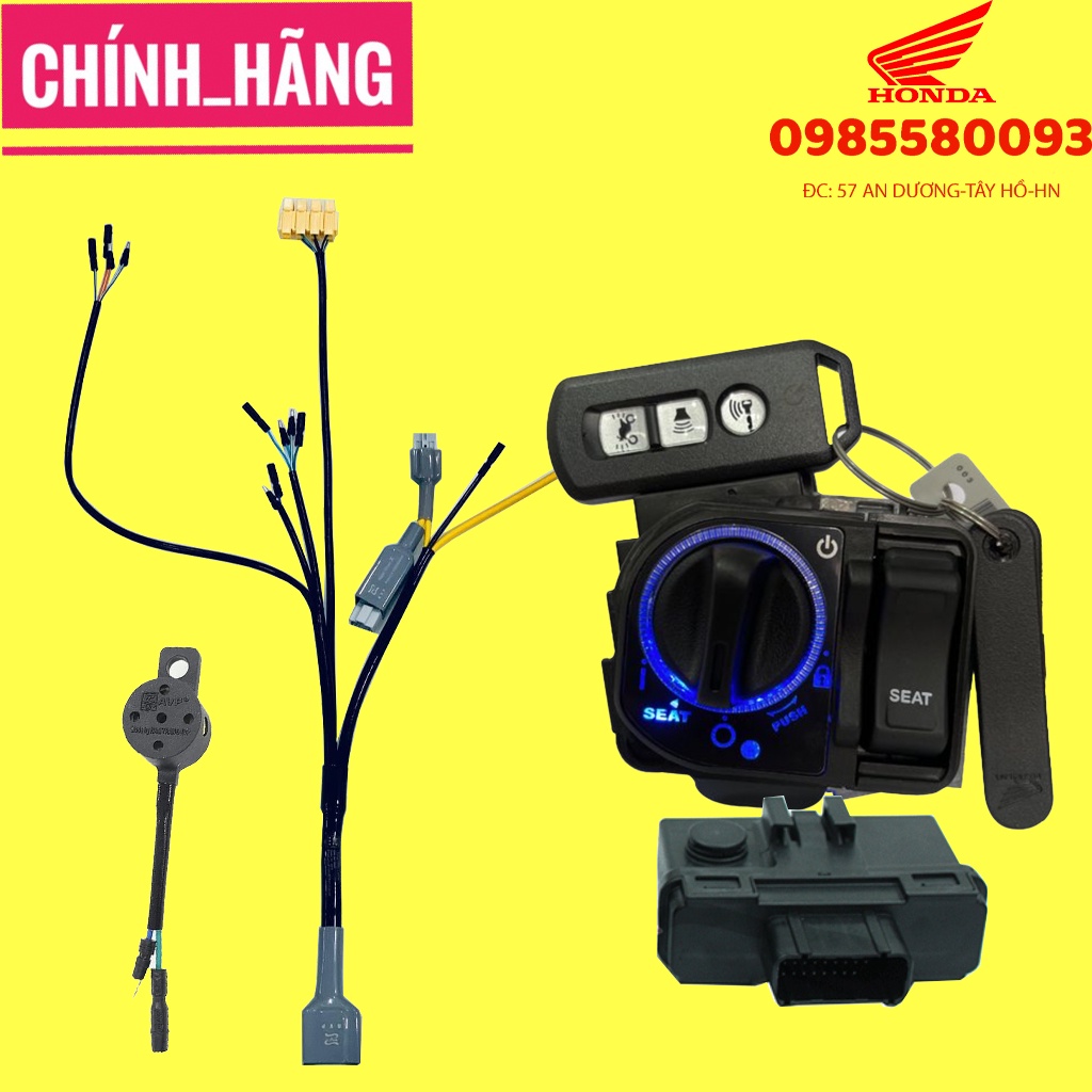 Bộ Ổ khóa Smartkey chính hãng Honda (Full bộ)