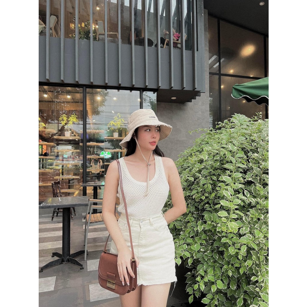 Chân váy Jean om màu