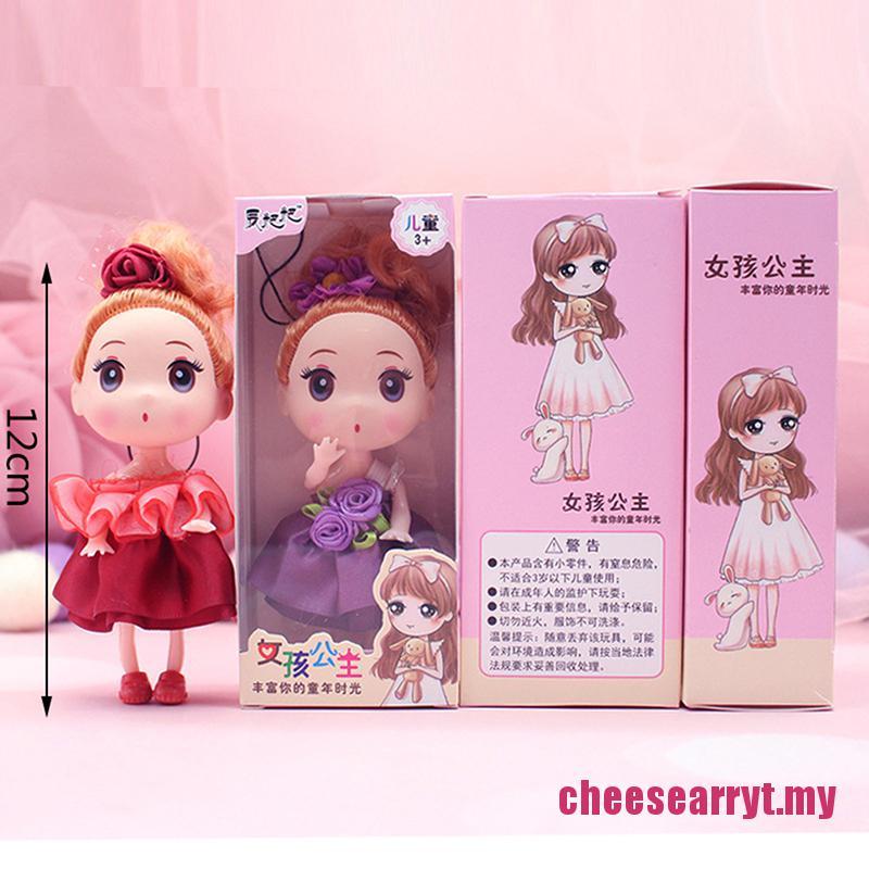 1 Búp Bê Công Chúa Mặc Váy Búp Bê 12cm