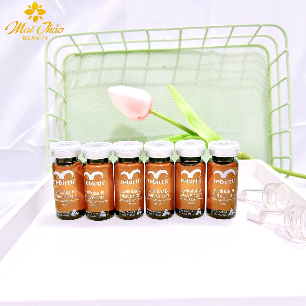 Serum Rebirth Tế Bào Gốc Nhau Thai Cừu &amp; Nọc Ong Rebirth Cellular B Plavenom - 10ml
