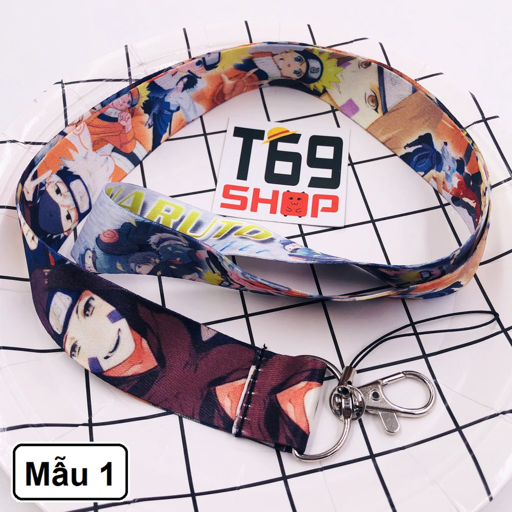 Móc khóa dây strap anime Naruto