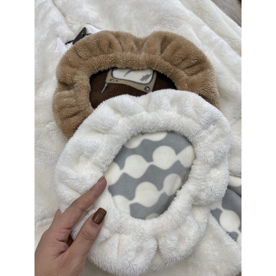 Áo lông nữ dáng dài form rộng kèm mũ y ảnh | BigBuy360 - bigbuy360.vn