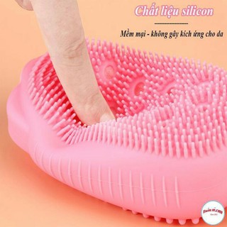 Bông tắm silicon tạo bọt 1cái