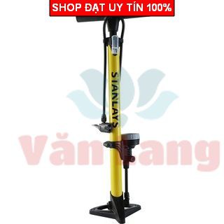 Bơm xe Stanlays cao cấp có đồng hồ - bơm xe máy xe đạp bơm xe đạp - bơm ô tô - CHÍNH HÃNG