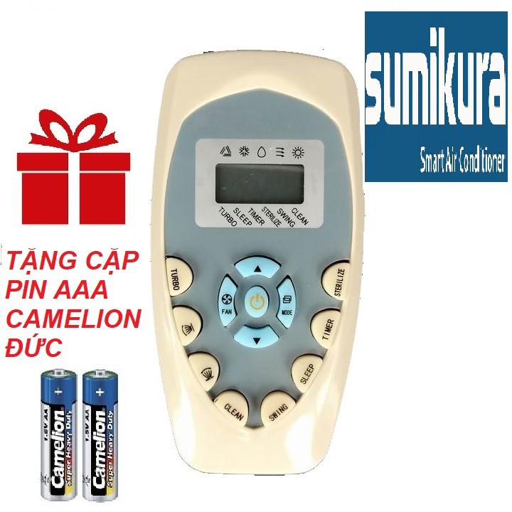 Remote máy lạnh SUMIKURA mẫu 3 - Điều khiển điều hòa SUMIKURA mẫu 3