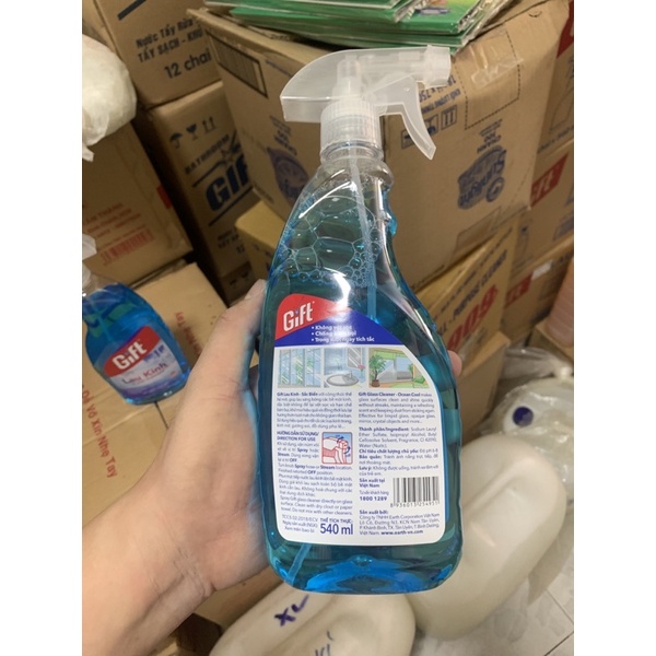 Lau kính gift 540ml