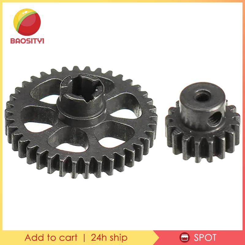 [Baosity1] 1 Bộ Bánh Răng Kim Loại Chính 38T Và Động Cơ Cho Xe Điều Khiển Từ Xa WLtoys A949 A959 1 / 18 WLtoys
