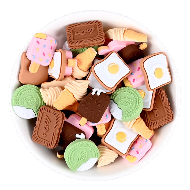 Bộ 10 Món Đồ Chơi Hình Cây Kem Hoạt Hình Cho Bé