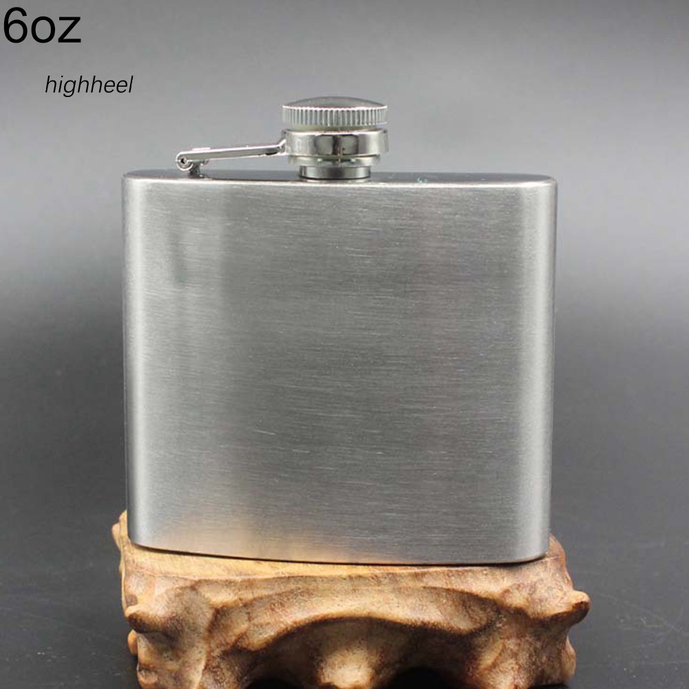 Bình đựng rượu bằng thép không gỉ dung tích 4/5/6/7/8/10 oz kèm phễu