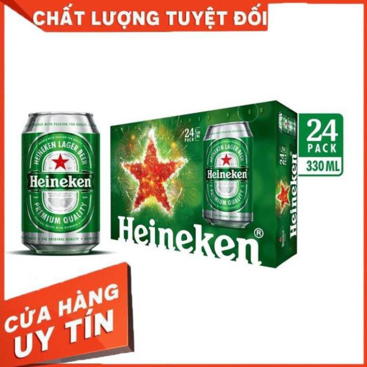 [CỬA HÀNG UY TÍN] Thùng bia Heineken 24 lon 330ml