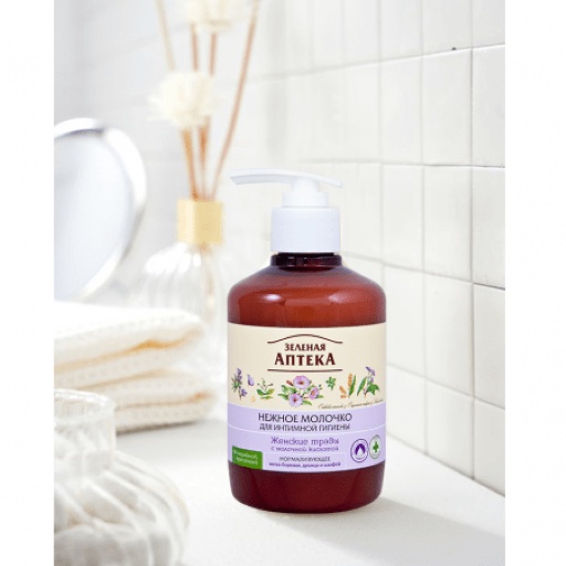 Dung dịch vệ sinh phụ nữ Green Pharmacy  lành tính dịu nhẹ - 370ml