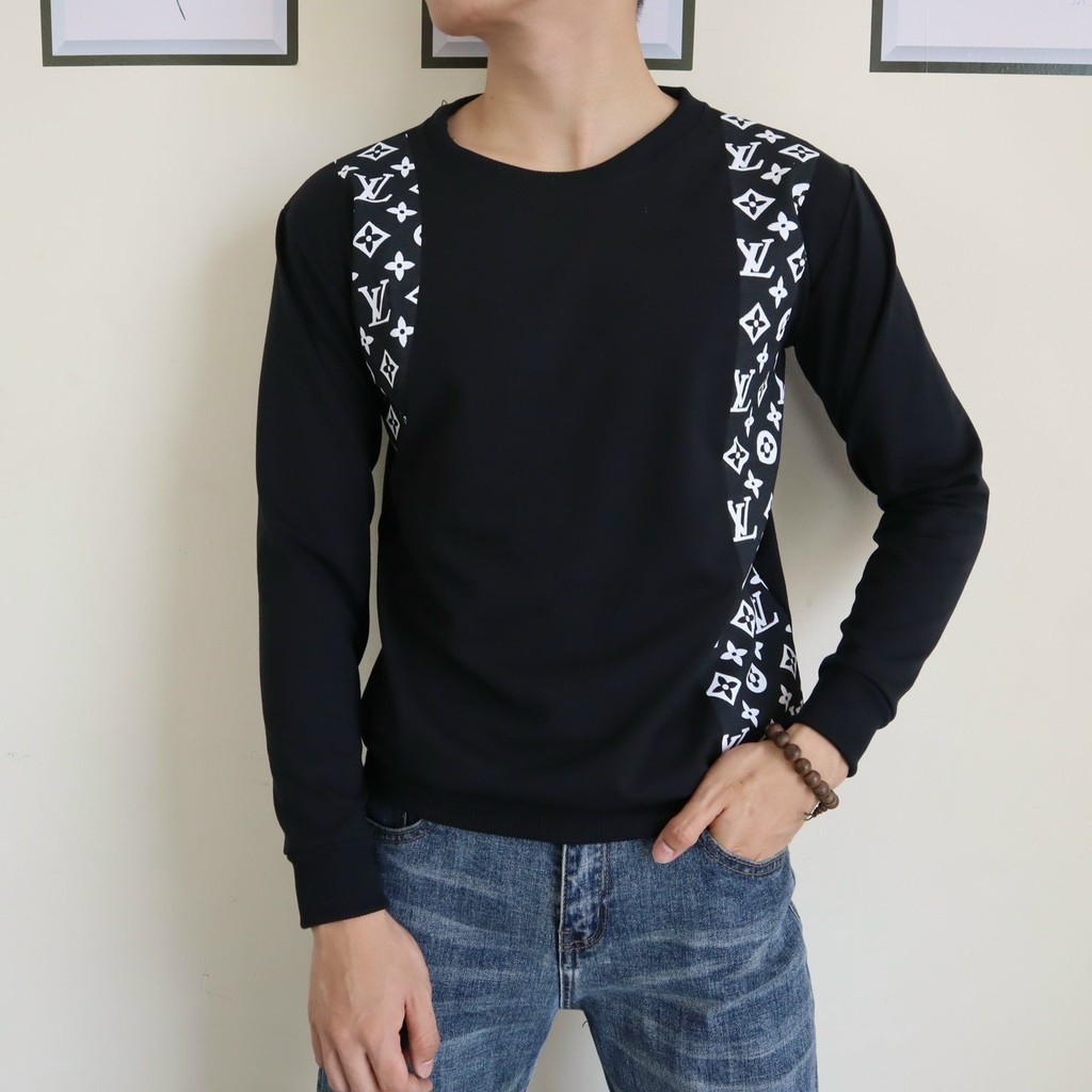 Áo nỉ nam nữ dài tay cổ tròn thu đông họa tiết cao cấp mẫu mới nhất AHFASHION | BigBuy360 - bigbuy360.vn