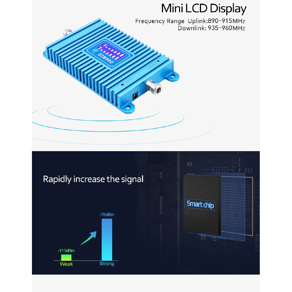Bộ khuếch đại màn hình hiển thị LCD GSM 900 3G GSM 2g