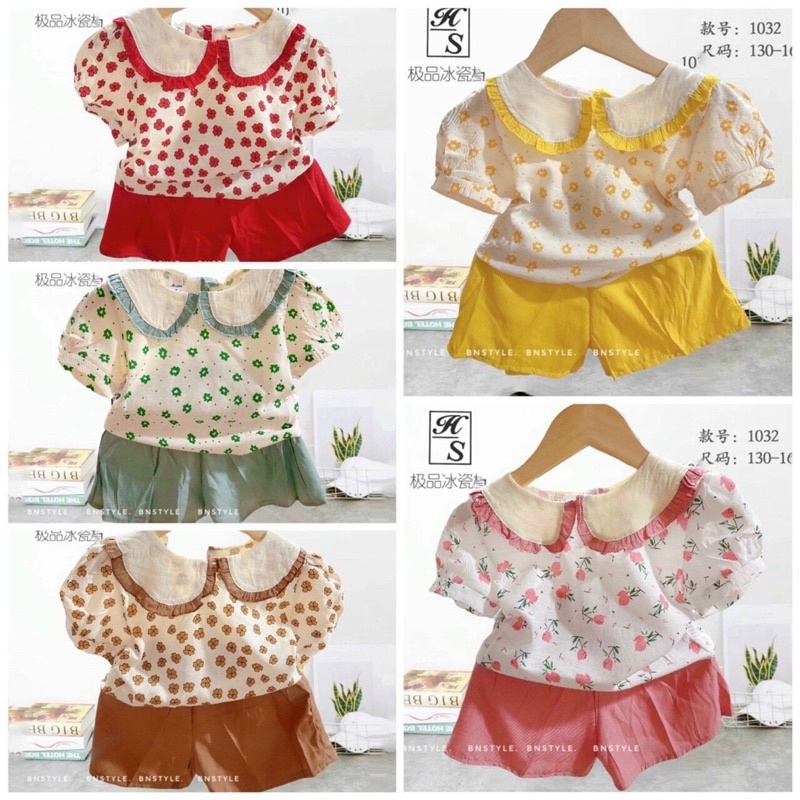 B62 bộ đũi hoa cho bé gái (10-18kg)