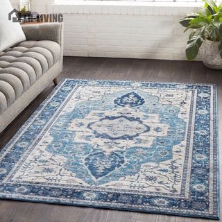 Thảm trải sàn họa tiết độc đáo phong cách retro trang trí nhà cửa