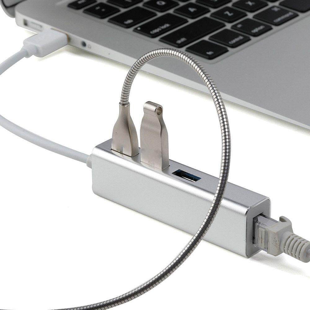 BEBETTERM Thẻ Mạng Lan 3 Cổng USB 3.0 Kèm Dây Cáp Chuyển Đổi