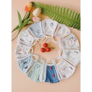 Sét 2 Khẩu trang vải sợi tre Avaler cho bé