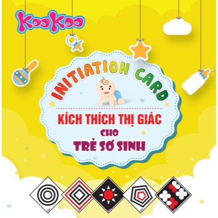 Thẻ Kích Thích Thị Giác [Phân Loại Theo Màu Và Hình] Bộ 5 Thẻ Card Cứng - Dùng Chung Bộ Sản Phẩm: Nhộng chũn, Quấn chũn