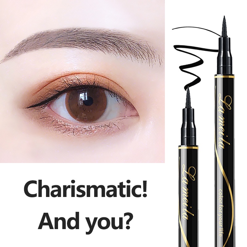 Bút Kẻ Mắt Dạng Lỏng Màu Đen Chống Thấm Nước Lâu Trôi