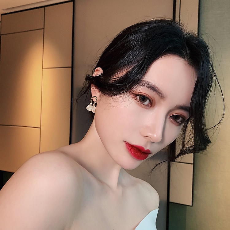 Đôi Bông Tai Ngọc Trai Thời Trang