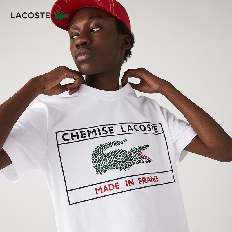 Áo nam Tay Ngắn In Họa Tiết Lacoste 22 | Th3356