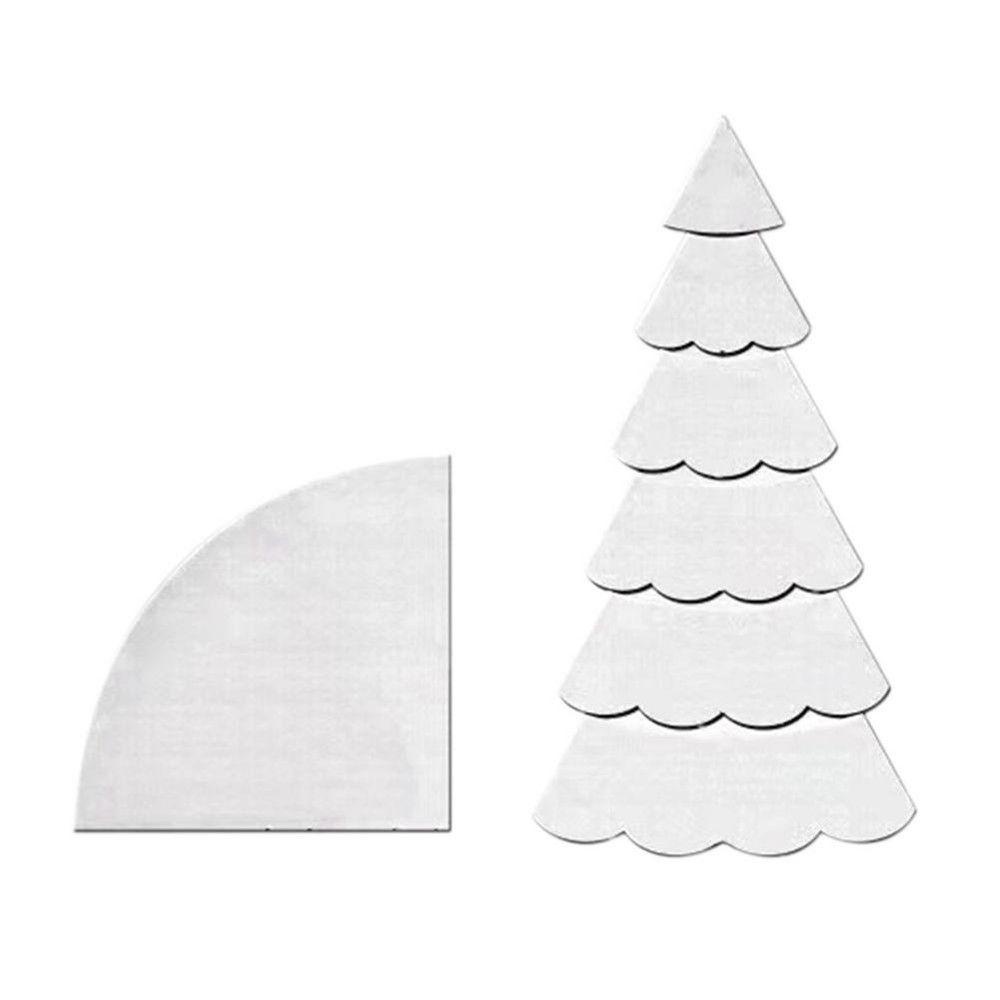 Bộ Thước May Vá DIY Hình Cây Thông Giáng Sinh