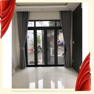Rèm cửa sổ màu Xám Nhạt, Rèm cửa chống nắng chống sáng, nhiều kích thước.
