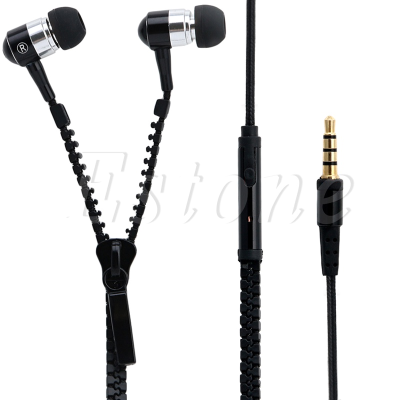 Tai Nghe Nhét Tai Jack 3.5mm Có Micro Và Nút Điều Khiển Âm Lượng Tiện Dụng